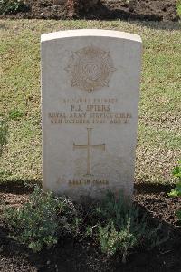 Ismailia War Memorial Cemetery - Spiers, Peter John